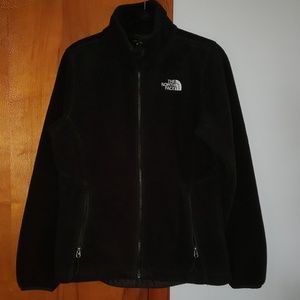 Black North Face Fleece Jacket- Medium